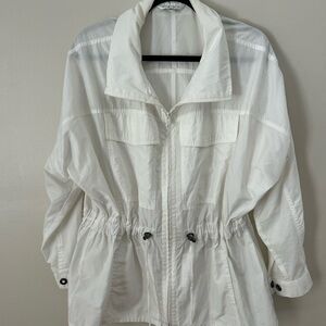 CAbi White Utility Jacket